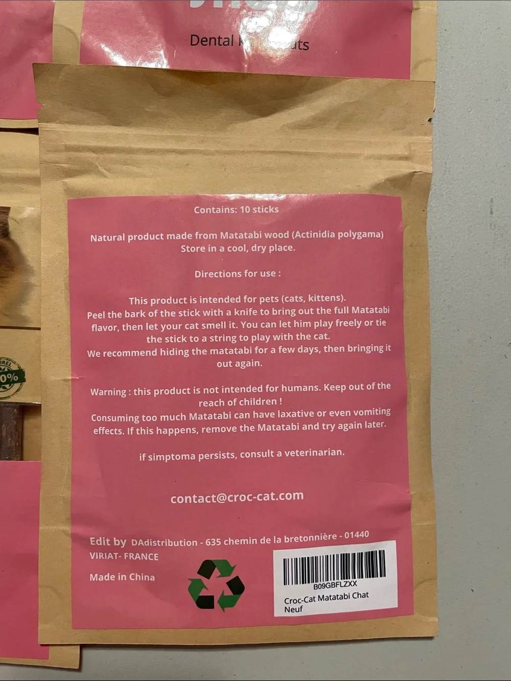 Matatabi Sticks for Cats -40pc New